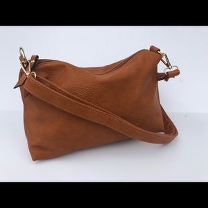 Faux leather purse